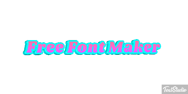 Free Font Maker Metin efekti
