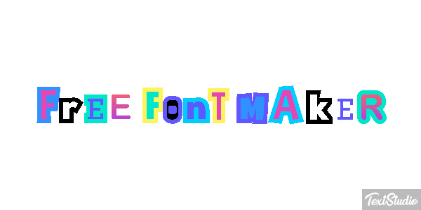 Free Font Maker Metin efekti