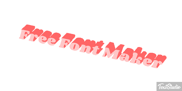 Free Font Maker Metin efekti