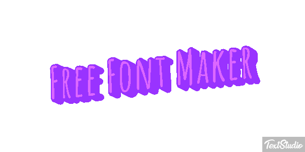 Free Font Maker Metin efekti