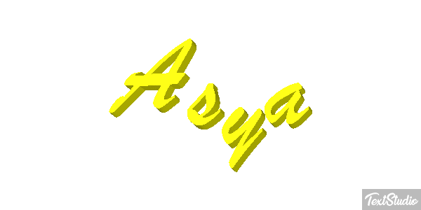 Asya Текстовый эффект