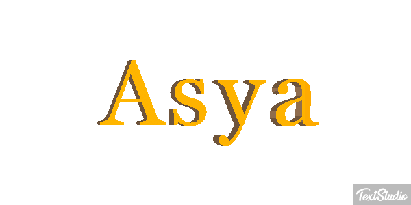 Asya Текстовый эффект