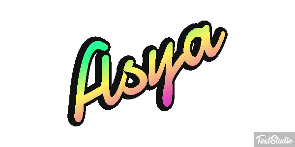 Asya Текстовый эффект