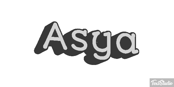Asya Текстовый эффект