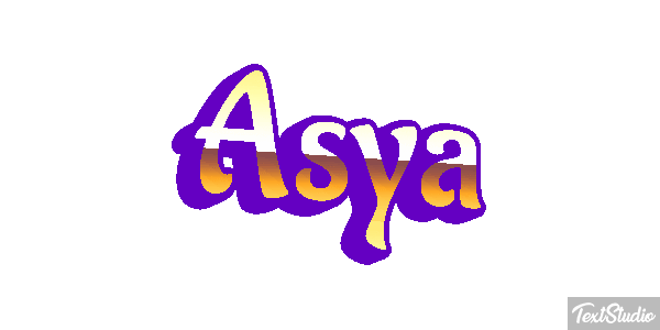 Asya Текстовый эффект