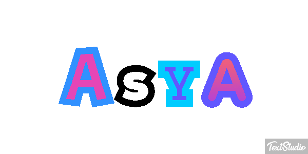 Asya Текстовый эффект