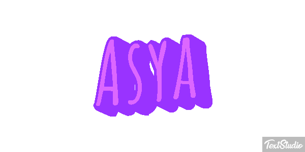 Asya Текстовый эффект