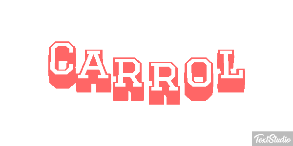 Carrol Text effect