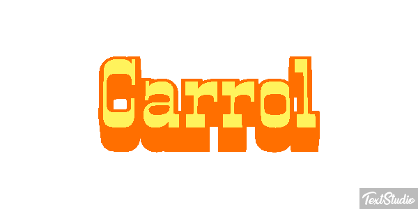 Carrol Text effect