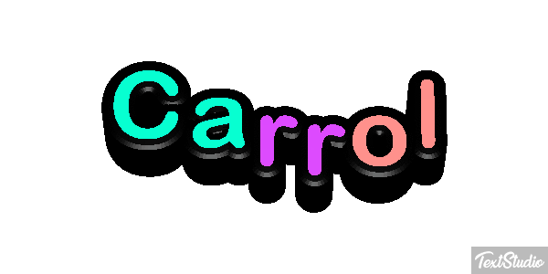 Carrol Text effect