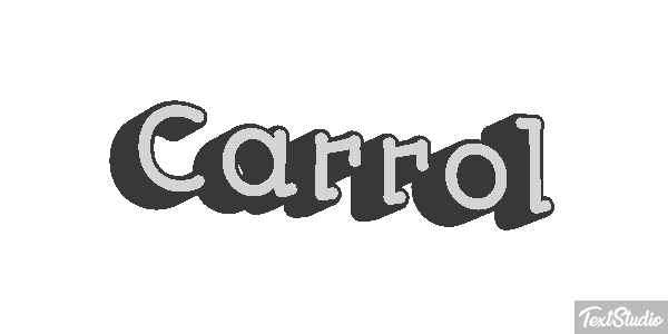 Carrol Text effect