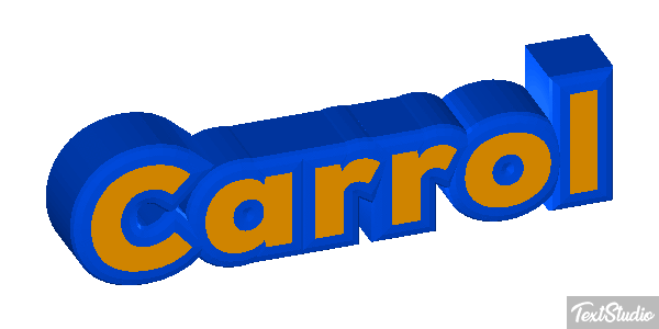 Carrol Text effect