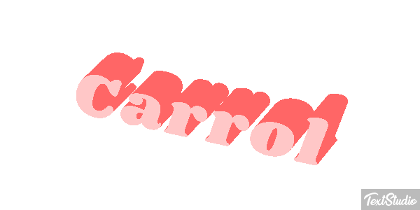 Carrol Text effect