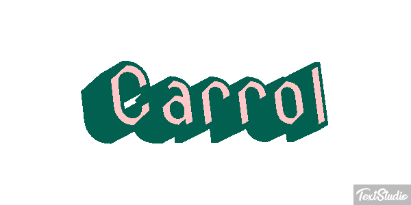 Carrol Text effect