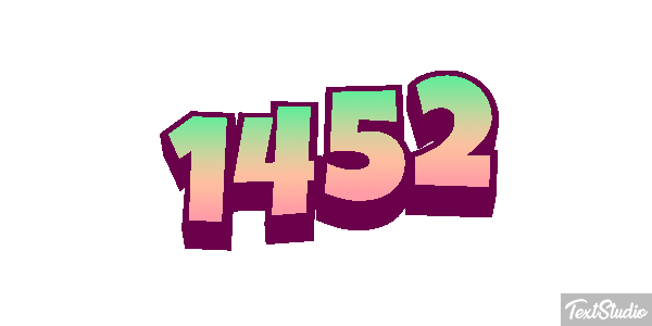 1452 Text effect