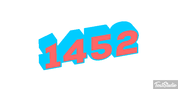 1452 Text effect