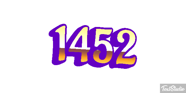 1452 Text effect