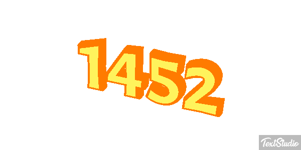 1452 Text effect