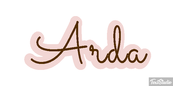 Arda Текстовый эффект