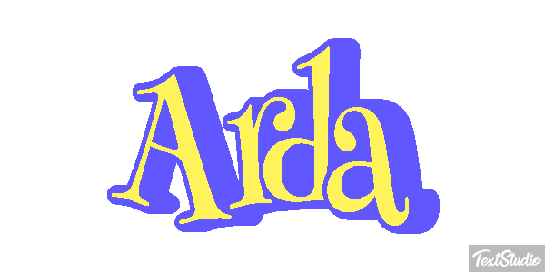 Arda Текстовый эффект