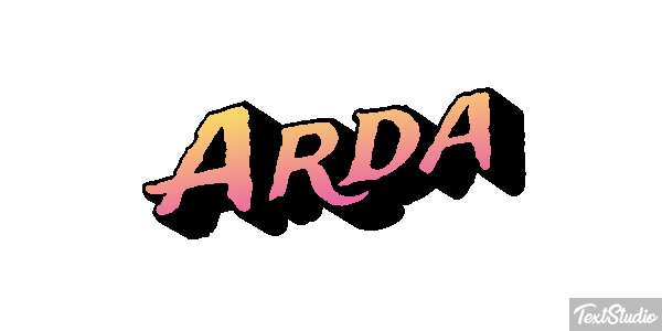 Arda Текстовый эффект