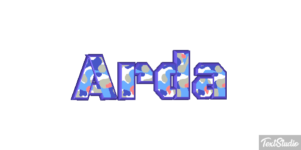 Arda Текстовый эффект