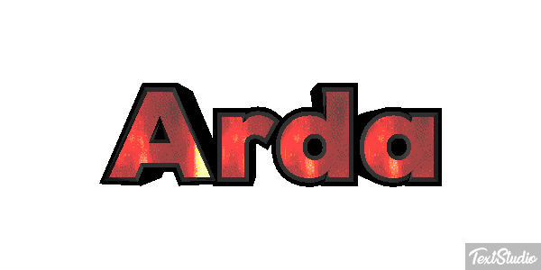Arda Текстовый эффект
