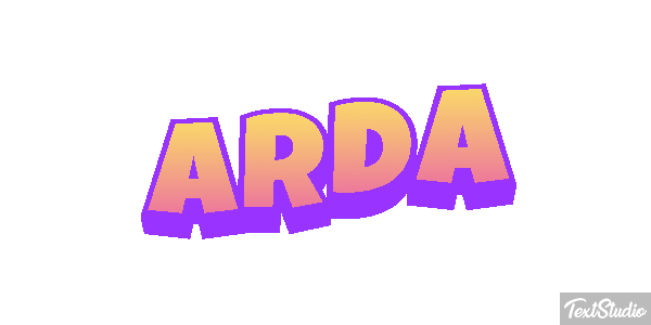Arda Текстовый эффект