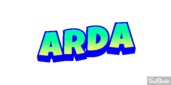 Arda Текстовый эффект
