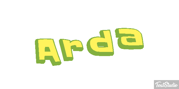 Arda Текстовый эффект