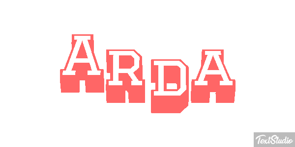 Arda Текстовый эффект