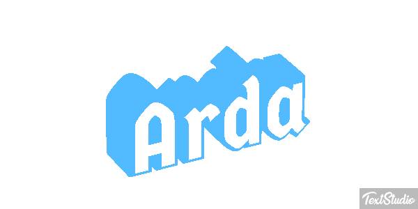 Arda Текстовый эффект