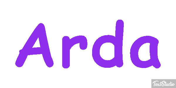 Arda Текстовый эффект