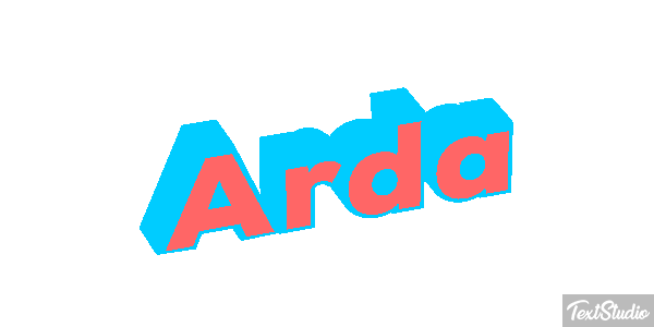 Arda Текстовый эффект