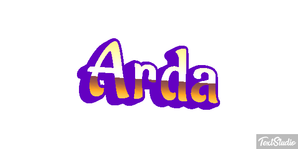 Arda Текстовый эффект