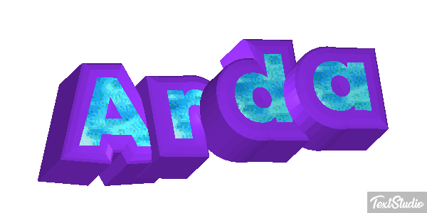 Arda Текстовый эффект