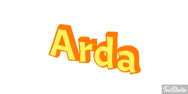 Arda Текстовый эффект