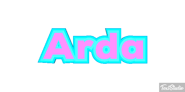 Arda Текстовый эффект