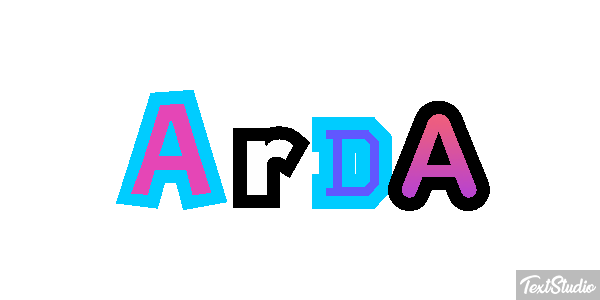 Arda Текстовый эффект
