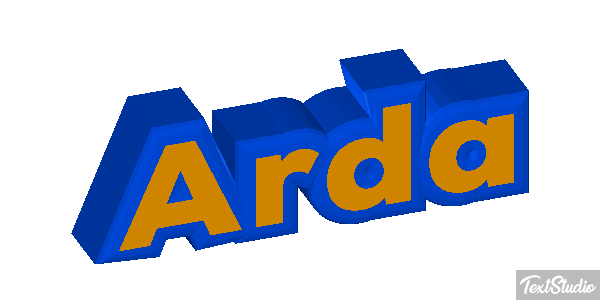Arda Текстовый эффект