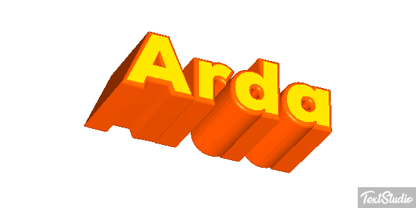 Arda Текстовый эффект