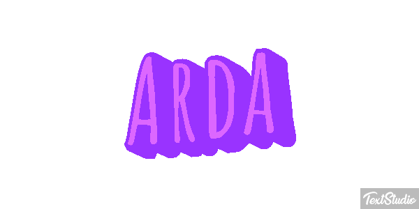 Arda Текстовый эффект