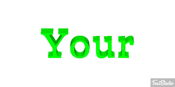 Your Tekst effect