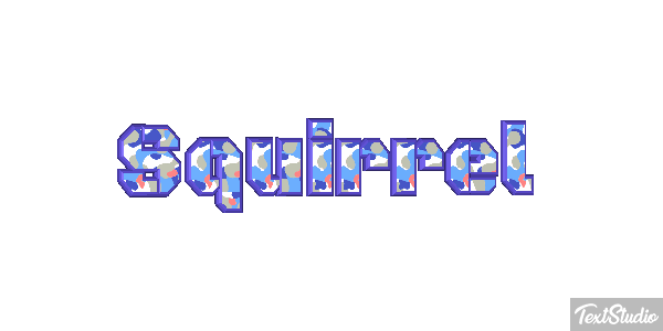 Squirrel Text effect