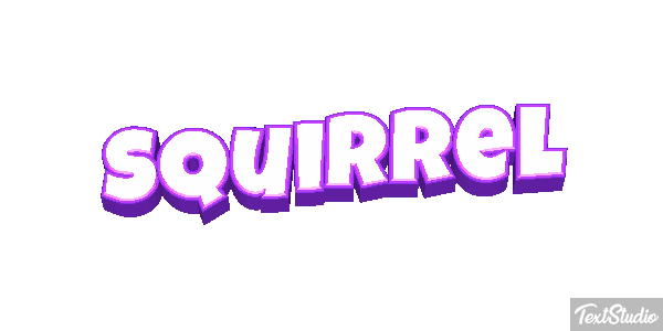 Squirrel Text effect