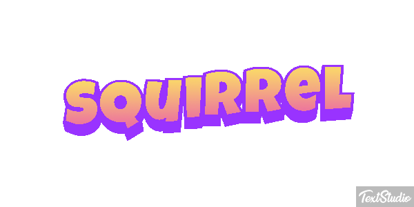Squirrel Text effect
