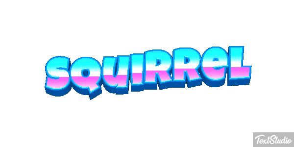 Squirrel Text effect