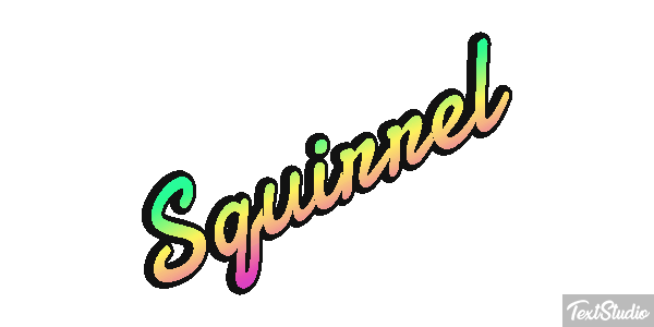 Squirrel Text effect