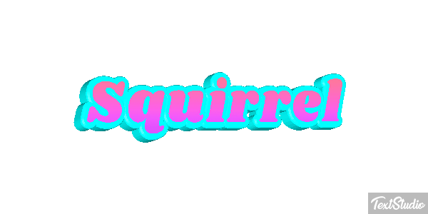 Squirrel Text effect