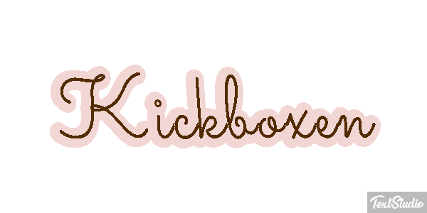 Kickboxen Efekt tekstowy